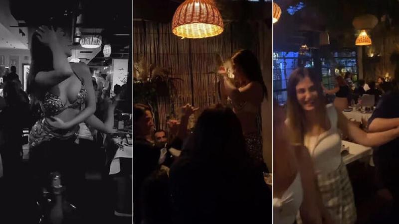 Şişli'de akıl almaz görüntü; Dansözlü korona eğlencesi kamerada