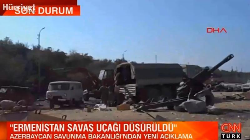 Azerbaycan duyurdu: Ermenistan savaş uçağı düşürüldü