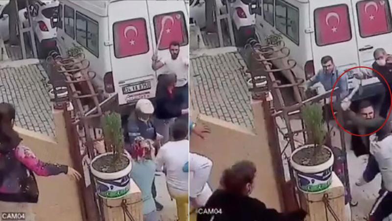 Avcılar'daki baltalı kavgadan yeni görüntüler