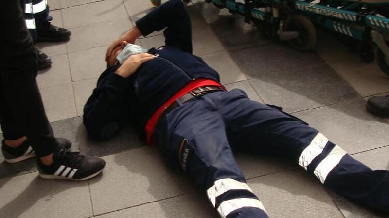 Aksaray'da maske denetiminde sağlık görevlisine saldırı