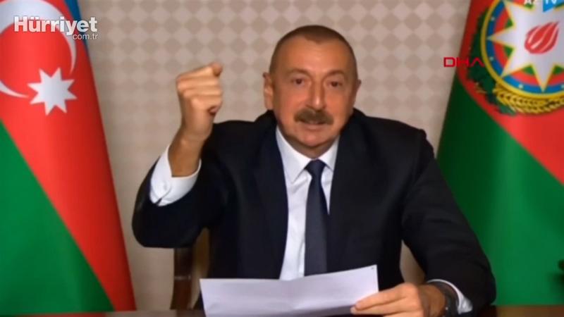 Azerbaycan Cumhurbaşkanı İlham Aliyev, Azerbaycan halkına seslendi