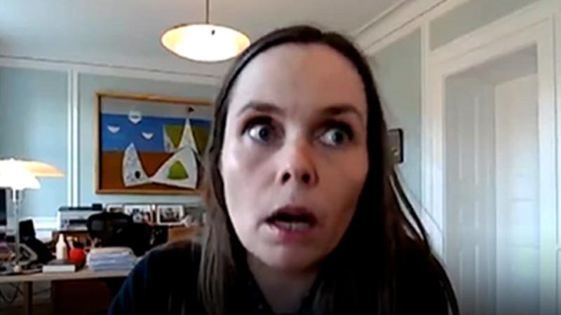 İzlanda Başbakanı Jakobsdottir canlı yayında depreme yakalandı