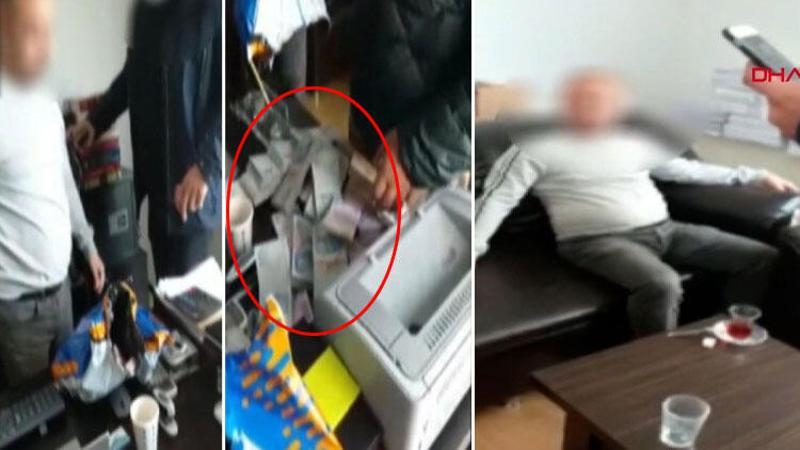 Mali müşavire rüşvet baskın anı kamerada