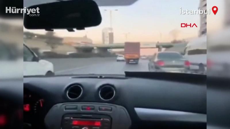 İstanbul trafiğinde maganda terörü! Yetmezmiş gibi bir de sosyal medyada paylaştı