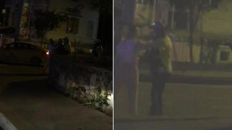 Kadıköy'de alkollü sürücü yüzünü tırmaladığı polise bardak fırlattı