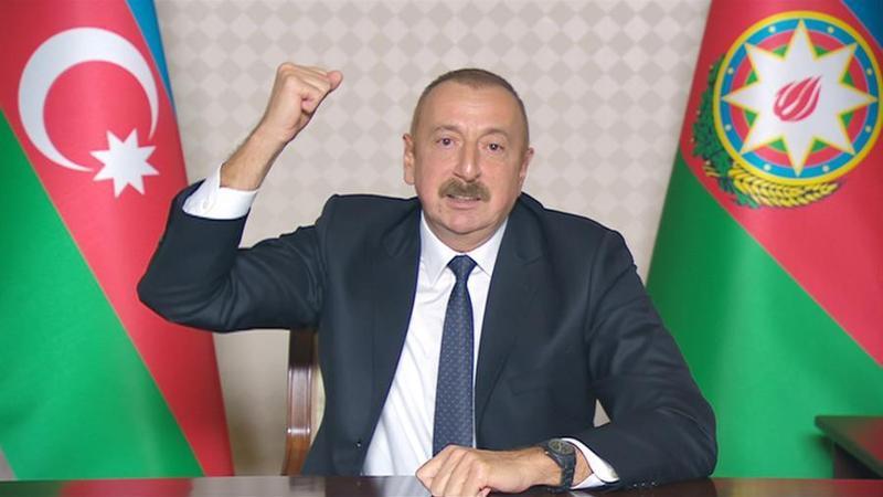 Azerbaycan Cumhurbaşkanı Aliyev: Ateşkesi isteyen niye silah gönderir