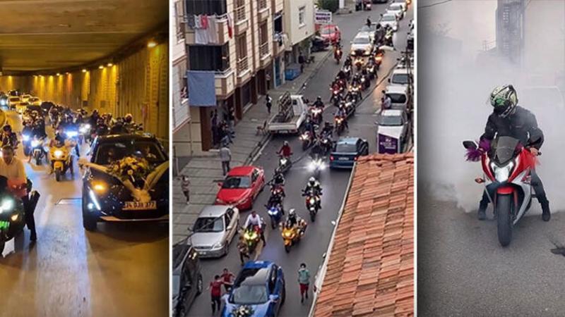Çekmeköy'de düğün konvoyu terörüne 14 gözaltı; 60 bin 670 lira ceza