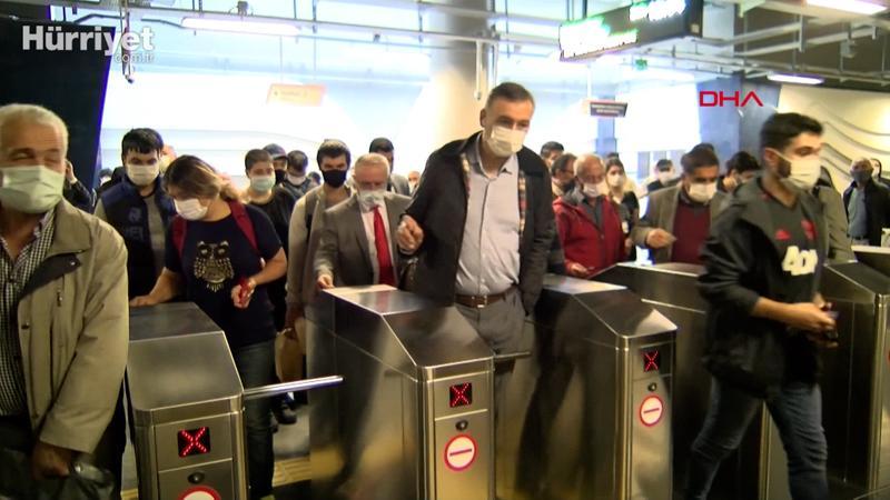 Mecidiyeköy-Mahmutbey metrosu açıldı