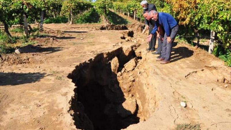 Manisa'da Sarıgöl fay hattında bilim adamları incelemelerde bulundu