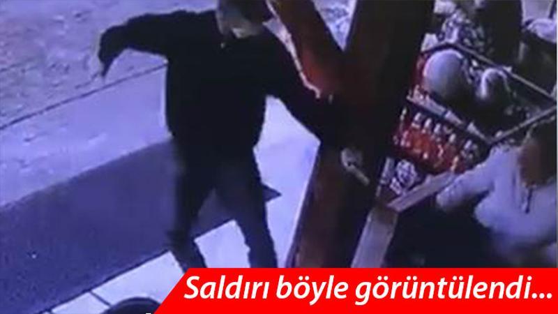 Muğla'da bir kişinin yaralandığı silahlı saldırı güvenlik kamerasına yansıdı