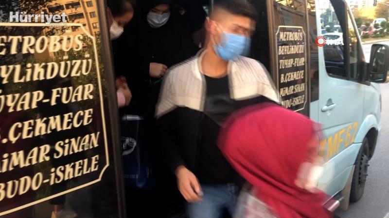 15 dakikada ikinci cezada durduramadı... 12 kişilik minibüsten 35 yolcu çıktı