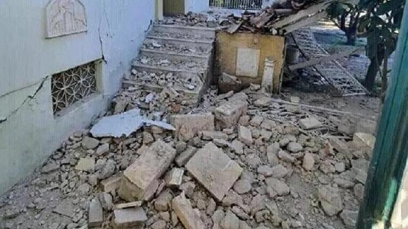 Depremin merkez üssü Yunan adası Sisam'dan ilk görüntüler