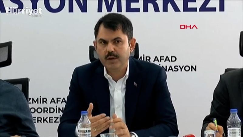 Çevre ve Şehircilik Bakanı Murat Kurum açıklamalar