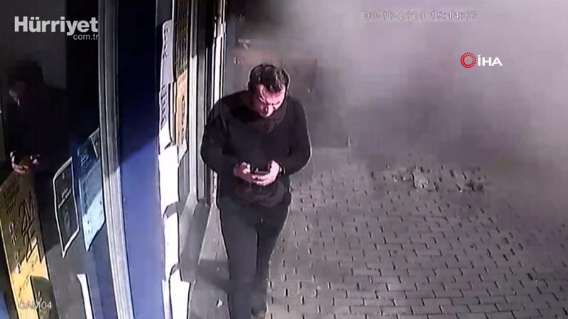 Rıza Bey Apartmanı'nda deprem esnasında yaşanan panik anları kamerada