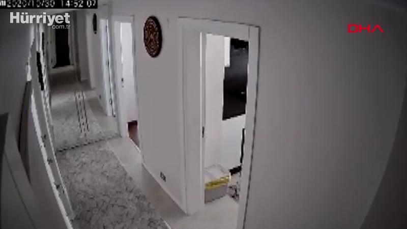 İzmir depreminden yeni görüntü! Sarsıntının şiddeti böyle görüntülendi