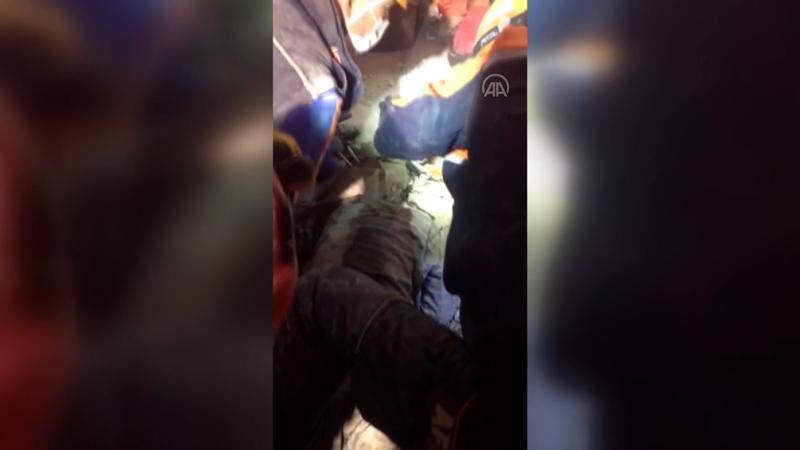 Son dakika... Ahmet Çitim'in enkazdan çıkarılma anlarına dair yeni görüntü
