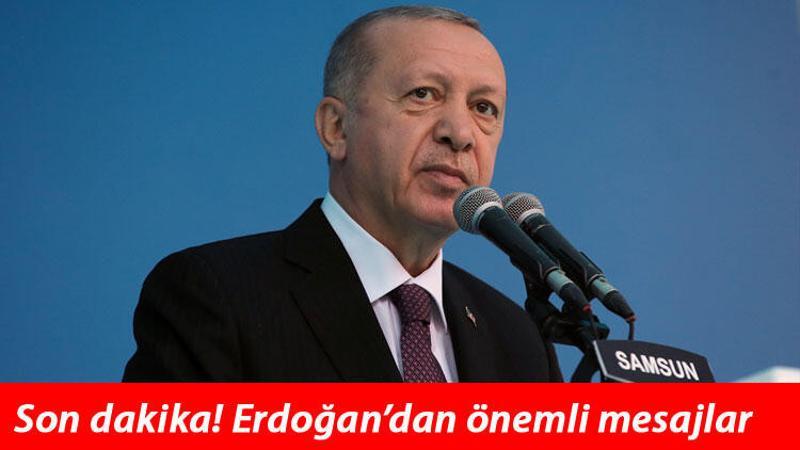 Son dakika haberler... Cumhurbaşkanı Erdoğan'dan önemli açıklamalar