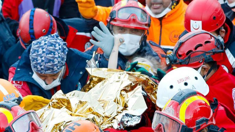Turkish teams pull two child survivors from debris after quake