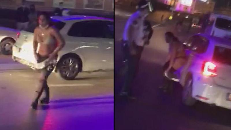 Güngören'de hırsızlık şüphelisi kadınlar caddede soyundu, trafiği birbirine kattı!