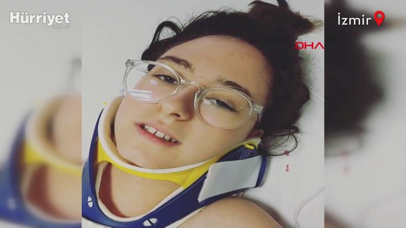 Enkazdan kurtarılan İnci'nin hastanedeki ilk görüntüsü