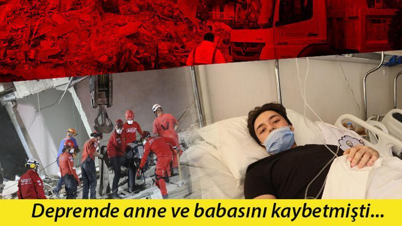 Anne ve babasını depremde kaybeden Arif Emre, deprem anını anlattı
