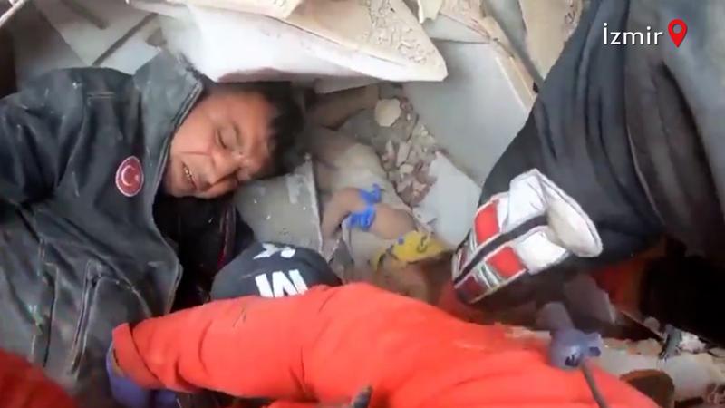 Son dakika... Ayda'nın kurtarılma anı...