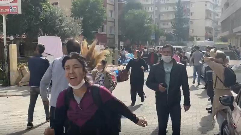 Bina sakinleri apartmana girdi… Çatırdama sesiyle büyük panik yaşandı