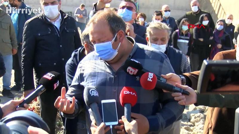 Ayda'nın babası, Fidan Gezgin'in mezarı başında açıklamalarda bulundu