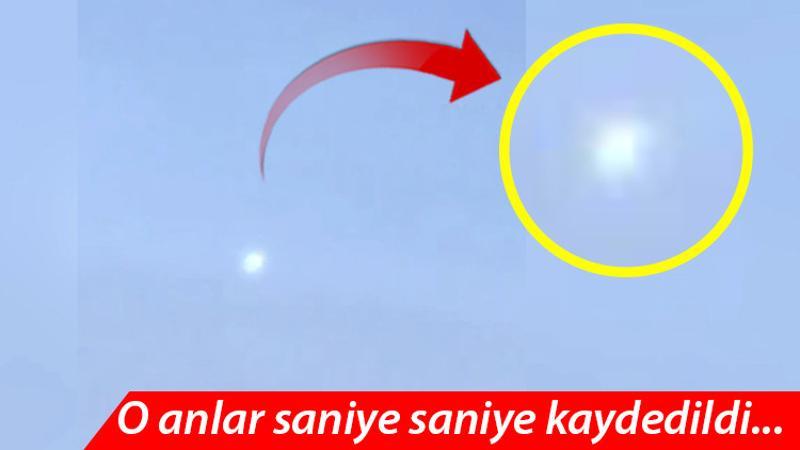 Rusya'da gök taşı düşme anı kamerada