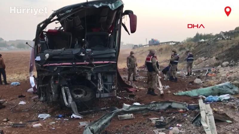 Samsun'a yolcu taşıyan Irak plakalı yolcu otobüsü devrildi