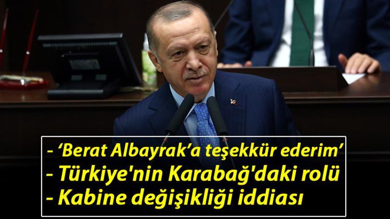 Cumhurbaşkanı Erdoğan: Berat Albayrak'a teşekkür ederim
