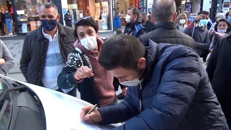 Maske takmayan turistten ilginç tepki: Televizyonda görürsem dava açacağım