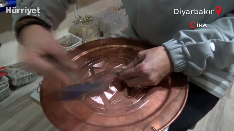 Türkiye’nin tek kadın bakır kalaycısı Diyarbakır'da