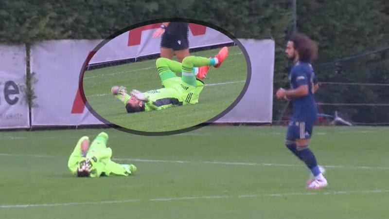 Fenerbahçeli Harun Tekin'in elmacık kemiği kırıldı