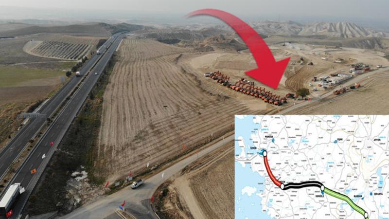 Bakan Karaismailoğlu, Aydın-Denizli Otoyolu'nun temel atma töreninde konuştu