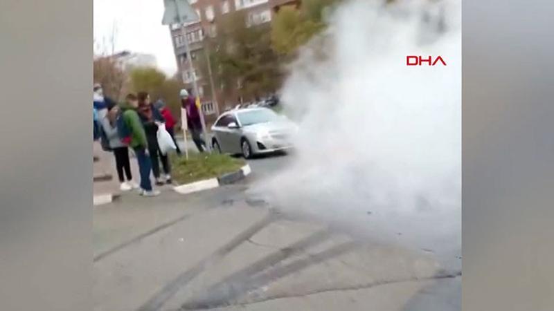 Rusya'da sıcak su borusu patladı