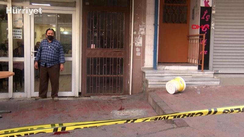 Beyoğlu'nda bekçi bıçaklı saldırganı ayağından vurdu