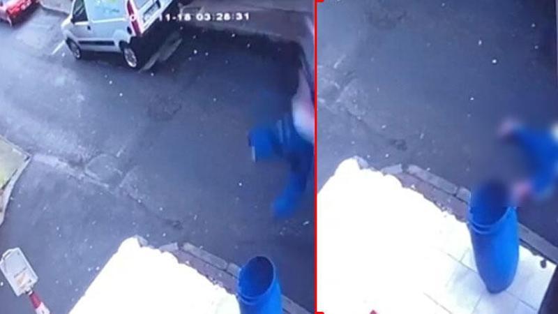 87 yaşındaki adamın feci ölümü kamerada