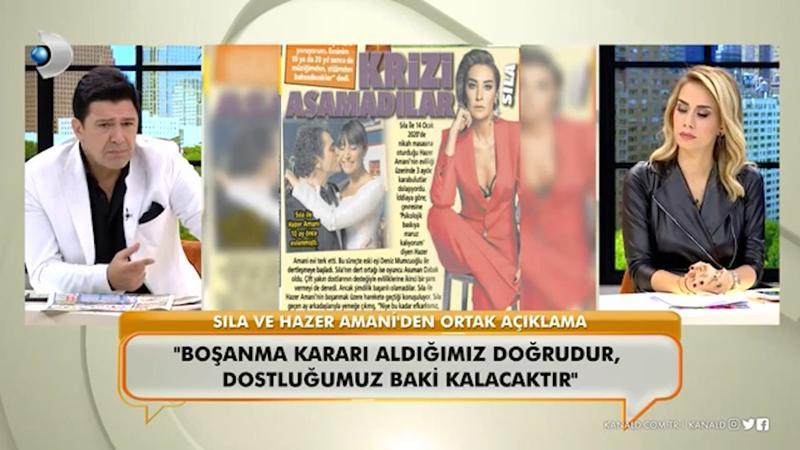 Sıla-Hazer Amani çifti boşanıyor