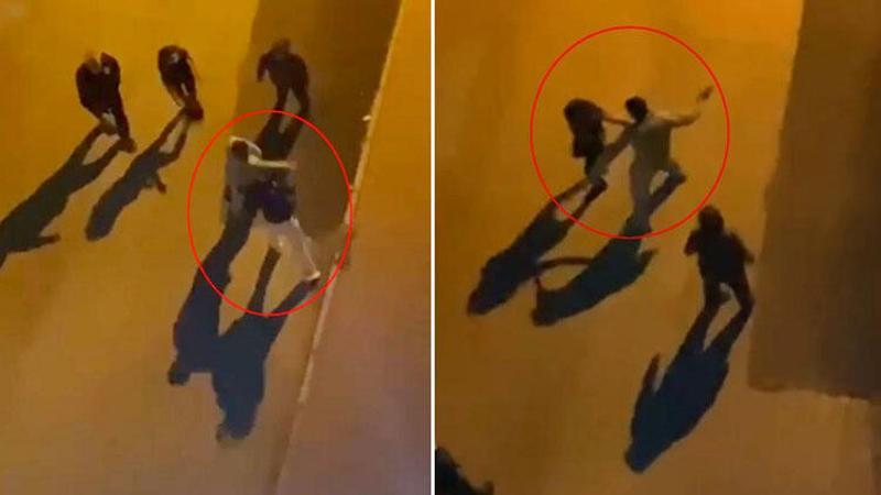 Kan donduran görüntüler! Yol ortasında 2 kadını tokatlayıp kaçırmak istedi
