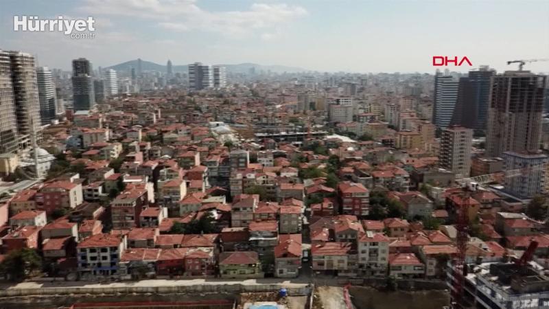 Fikirtepe'nin havadan görüntüleri