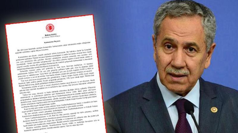 Son dakika… Bülent Arınç istifa etti