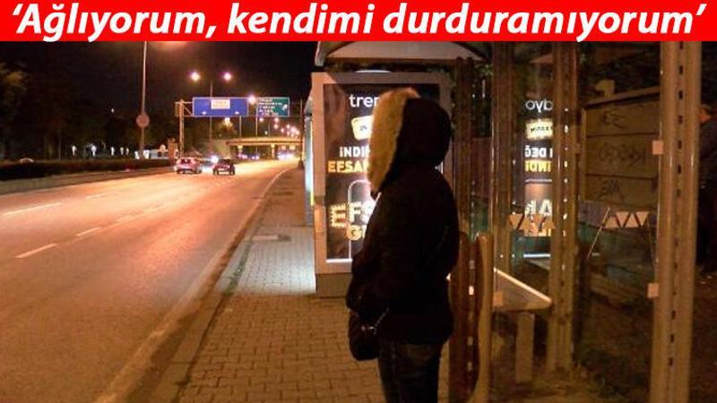 Durakta otobüs bekleyen genç kadına taciz! 'Ağlıyorum, kendimi durduramıyorum'