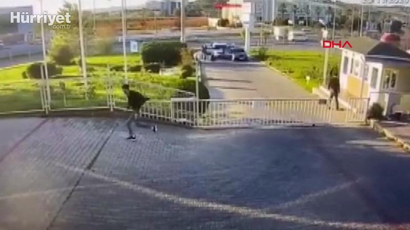 Polisin 9 ayrı suç kaydı olan şüpheliyi kovalama anı kamerada