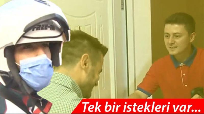 Kuryelerin tek bir isteği var! Virüsten korunmak için...