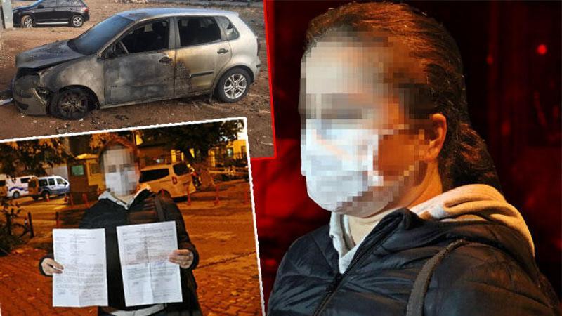 Eski sevgilisi tarafından aracı kundaklanan kadın yaşadığı dehşeti anlattı