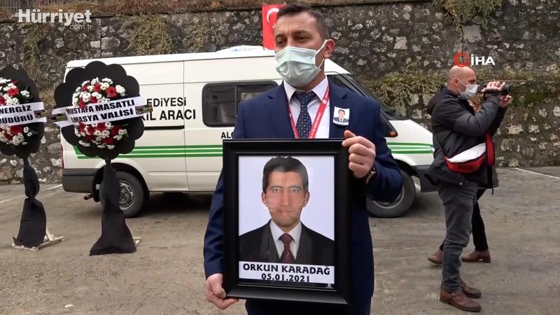 Amasya’da koronadan hayatını kaybeden sağlık çalışanı için tören