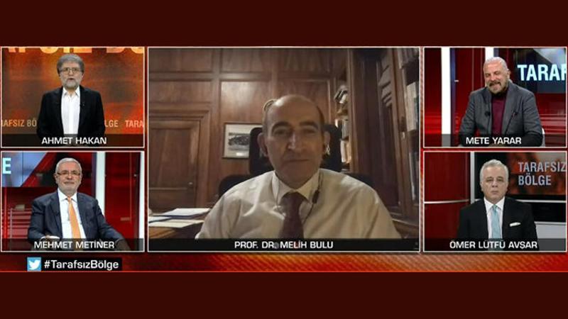 Boğaziçi Üniversitesi Rektörü Prof. Dr. Melih Bulu, Tarafsız Bölge programına katıldı