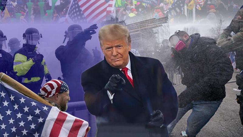 Trump destekçileri polis barikatını aşarak Kongre binasına girdi