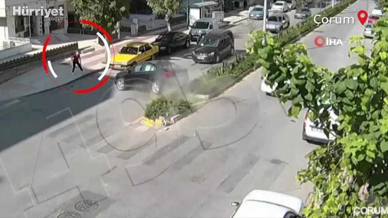 Ezilmekten saniyelerle böyle kurtuldu